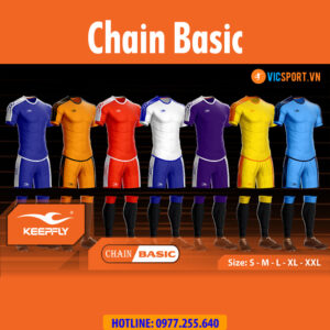 Áo đá banh không logo Keepfly Chain Basic