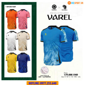 Áo đá banh không logo Vevoca Varel
