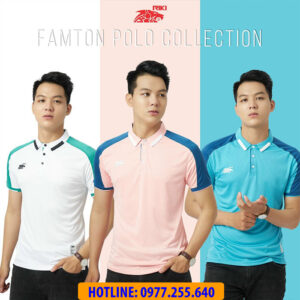 Áo polo di chuyển Riki Famton