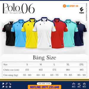 Áo Polo di chuyển Egan 06