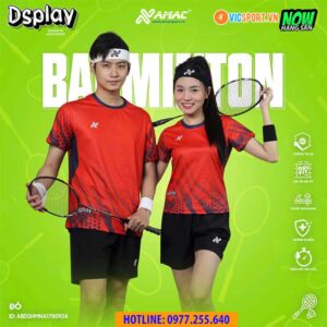 Áo cầu lông thiết kế Amac Dsplay
