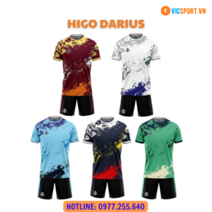 Áo đá banh thiết kế Higo Darius