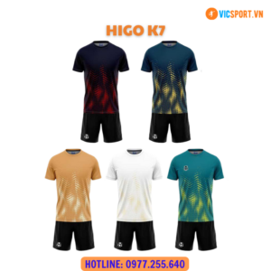 Áo đá banh thiết kế Higo K7