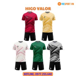 Áo đá banh thiết kế Higo Valor