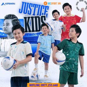 Áo đá banh trẻ em Kaiwin Justice