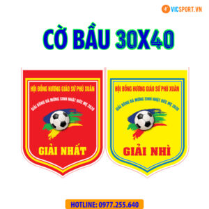 Cờ bầu lưu niệm - cờ giải (thiết kế theo yêu cầu)