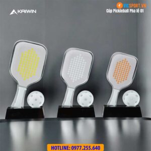 Cúp pickleball Kaiwin pha lê 01