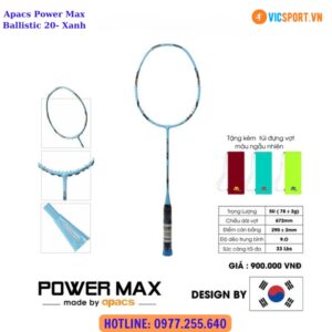 Khung vợt cầu lông Apacs Power Max Ballistic 20