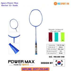 Khung vợt cầu lông Apacs Power Max Hector 12