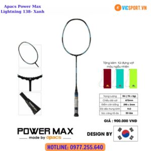 Khung vợt cầu lông Apacs Power Max Lightning 138