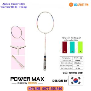 Khung vợt cầu lông Apacs Power Max Warrior 88