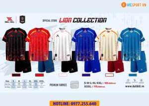 Áo đá banh không logo Dullkill Lion