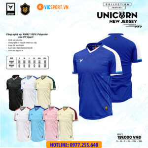 Áo đá banh không logo VH Unicorn