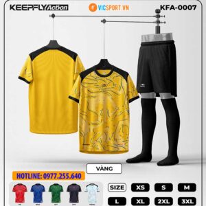 Áo đá banh thiết kế Keepfly KFA 0007