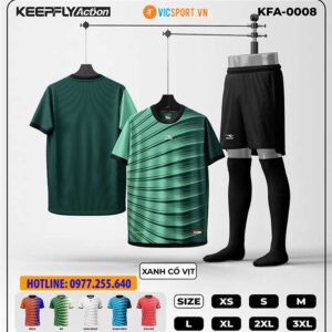 Áo đá banh thiết kế Keepfly KFA 0008