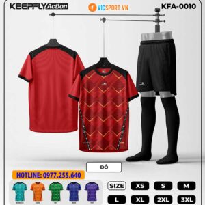 Áo đá banh thiết kế Keepfly KFA 0010