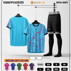 Áo đá banh thiết kế Keepfly KFA 0011