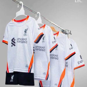 Quần áo bóng đá trẻ em thiết kế Clb Liverpool