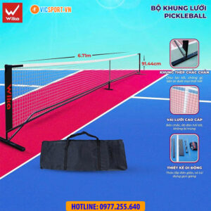 Bộ khung lưới pickleball hãng Wika