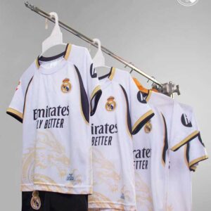 Quần áo bóng đá trẻ em thiết kế Clb Real Madrid