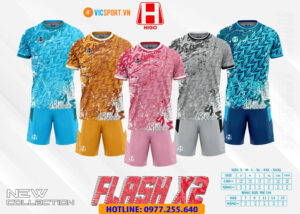 Áo đá banh thiết kế Higo Flast X2