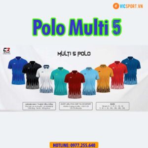Áo polo di chuyển CR Multi 5