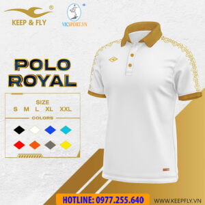 Áo polo di chuyển Keepfly Royal