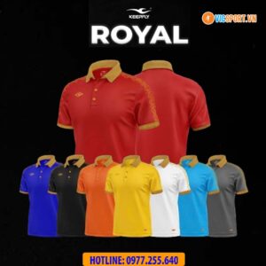 Áo polo di chuyển Keepfly Royal