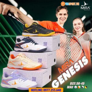 Giày cầu lông pickleball Mira Genesis chính hãng