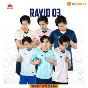 Áo đá banh không logo Mikal Ravid 03