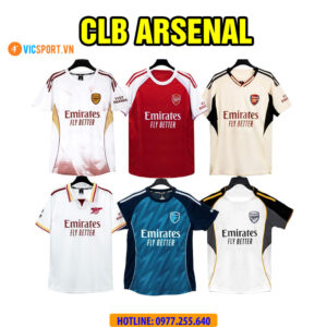 Áo đá banh Strivend Clb Arsenal SS26 mùa giải 2025-2026
