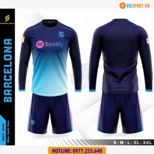 Áo đá banh tay dài Clb Barcelona mùa giải 2025-2026