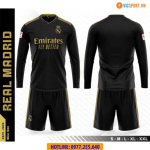 Áo đá banh tay dài Clb Real Madrid mùa giải 2025-2026