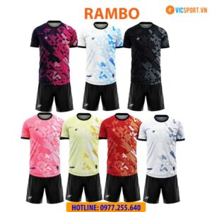 Áo đá banh thiết kế Amac Rambo