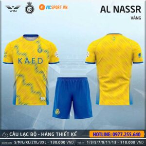 Áo bóng đá thiết kế Clb Al Nassr mùa giải 2025-2026