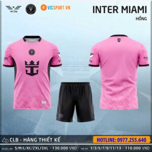 Áo bóng đá thiết kế Clb Inter Miami mùa giải 2025-2026