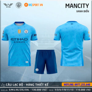 Áo bóng đá thiết kế Clb Man City mùa giải 2025-2026