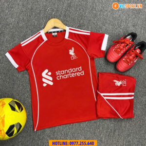 Áo đá banh trẻ em Clb Liverpool mùa giải 2025-2026