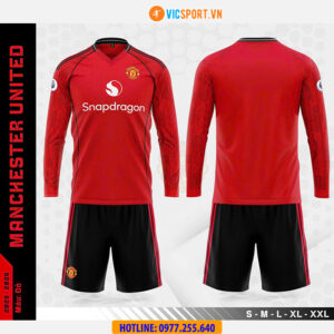 Áo đá banh tay dài Clb Man United mùa giải 2025-2026