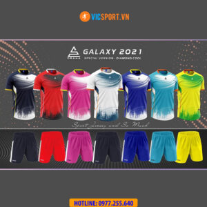 Áo đá banh không logo Draha Galaxy 2021