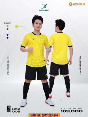 Áo đá banh không logo Habrix HBR005