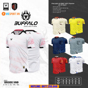 Áo đá banh không logo VH Buffalo