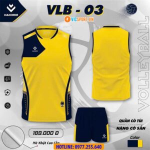 Quần áo bóng chuyền nam sát nách Hacorio VLB 03