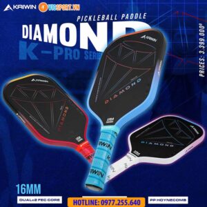 Vợt pickleball Kaiwin Diamond K-Pro Carbon T700