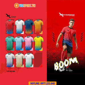 Áo đá banh thiết kế Ultimate Xstronger Boom