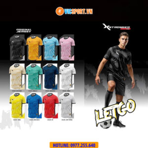 Áo đá banh thiết kế Ultimate Xstronger Letco