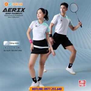 Áo cầu lông pickleball Riki Aerix AL01