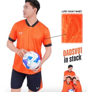 Áo đá banh không logo Vina Authentic Dadkid
