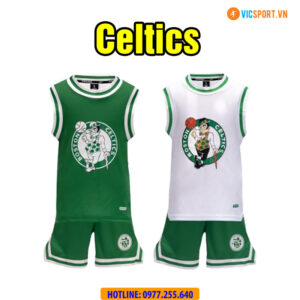 Quần áo bóng rổ trẻ em Strivend Celtics
