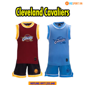 Quần áo bóng rổ Strivend trẻ em Cleveland Cavaliers
